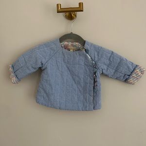 Happy Garden quilted jacket 6 month